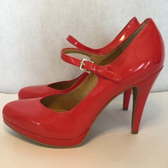 Nine West Shoes - Nine West Red Mary Jane Heels